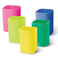 Подставка-органайзер стакан для ручек 5 цветов ассорти 220533