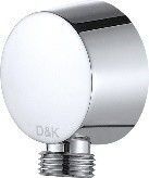 Подключение душевого шланга D&K DC1004894 хром