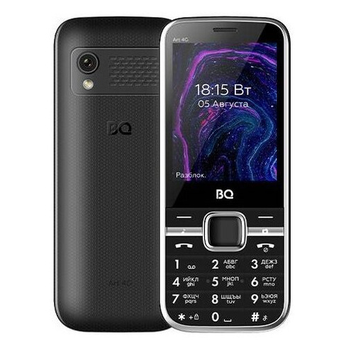 Телефон BQ 2800L Art 4G, Dual nano SIM, черный Bq