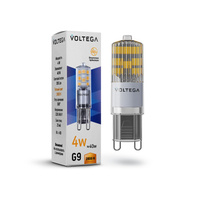 Лампа Voltega VG9-K2G9warm4W Capsule 4W G9 Алюминий и пластик Прозрачн.