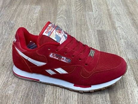 Кроссовки reebok classic красные р-р 43-44