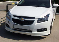 Передняя юбка под покраску (стекловолокно) Chevrolet Cruze 2008-2016 SD