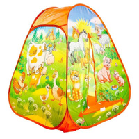 Палатка игровая Весёлая ферма 81*91*81 см, в сумке арт.GFA-FARM01-R Играем вместе