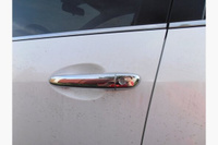 Накладки на ручки (4 шт, нерж.) Mazda 3 II 2008-2013