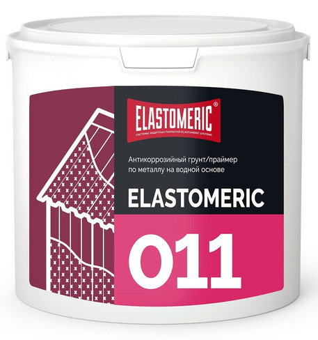 Антикоррозийная грунтовка Elastomeric 011 Rust 3кг