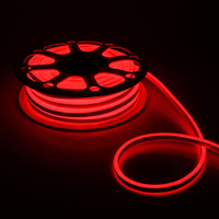 Неон ПВХ "LEDS POWER" силикон ПРЕМИУМ 8*16 11Вт/м 12В в блистере (5м) красный LP-N-816-2835R