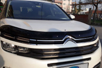 Дефлектор капота 3,5мм Omsa (5 шт, полиуретан) Citroen C5 Aircross 2018+