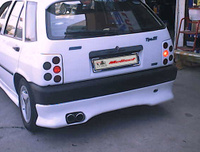 Юбка заднего бампера (стекловолокно) Fiat Tempra 1990-1999