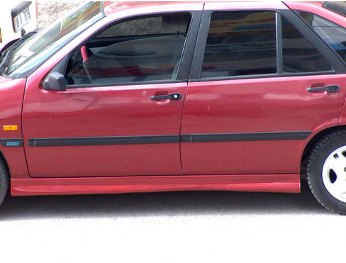 Пороги под покраску (2 шт, стекловолокно) Fiat Tempra 1990-1999