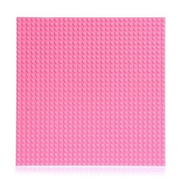 Пластина-перекрытие для конструктора, 25,5 × 25,5 см, цвет розовый MASTER