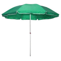 Зонт пляжный 2,4 м зеленый CoolWalk