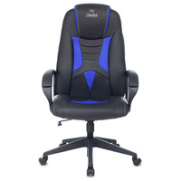 Компьютерное кресло Zombie 8 игровое, черное/синее