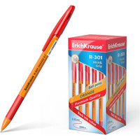 Шариковая ручка ErichKrause R-301 Orange Stick Grip