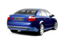 Накладка на планку над номером Omsa (сталь) Audi A4 2004-2008 SD\SW