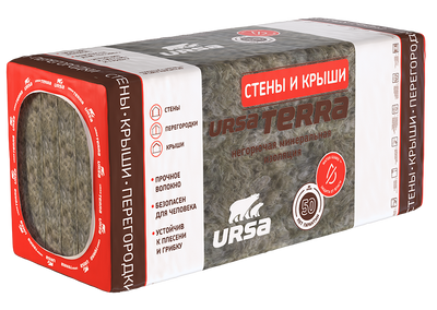 Теплоизоляция ursa terra 35 qn скатная крыша 4500х1200х100