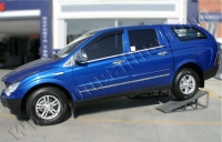 Дверные молдинги Omsa (4 шт, сталь) SsangYong Actyon Sports 2006-2012