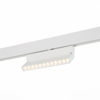 Магнитный трековый Светильник белый LED 1x12W 3000K 1009Lm Ra>80 36° IP20 L219xW22xH134 48V ST362.536.12