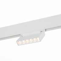 Магнитный трековый Светильник белый LED 1x6W 3000K 532Lm Ra>80 36° IP20 L120xW22xH108 48V ST364.536.06