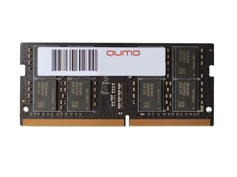 Модуль оперативной памяти Qumo SO-DIMM DDR4 32ГБ PC4-25600 3200MHz 1.2V, CL22, QUM4S-32G3200N22 QUMO