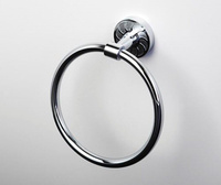 Держатель полотенец кольцо WasserKRAFT Isen K-4060 металл, хромоникелевое покрытие