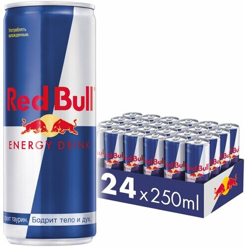 Энергетический напиток Red Bull тропические фрукты, классический, 0.25 л, 24 шт.