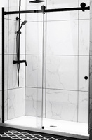 Душевая дверь Oporto Shower OS7PB 140x190 см раздвижная стекло прозрачное (OS7PВ/140)