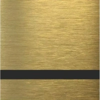 Акрил, ROWMARK LASERMAX 3.2 мм, 2 слоя, 1.22 х 0.6 м, сатиновое золото-черн