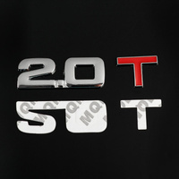Знак на авто т 2.0, металлический, самоклеящейся, хром TORSO