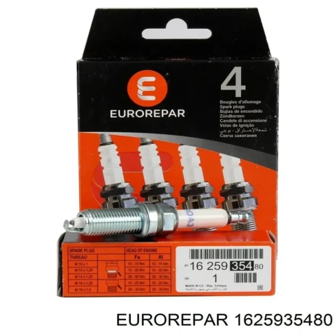 Свеча зажигания Eurorepar 1625935480 (NISSAN/RENAULT)