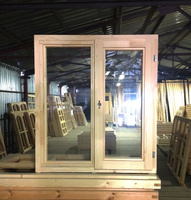 Деревянное окно ОД1ц с одинарным стеклом 900-800 г,п