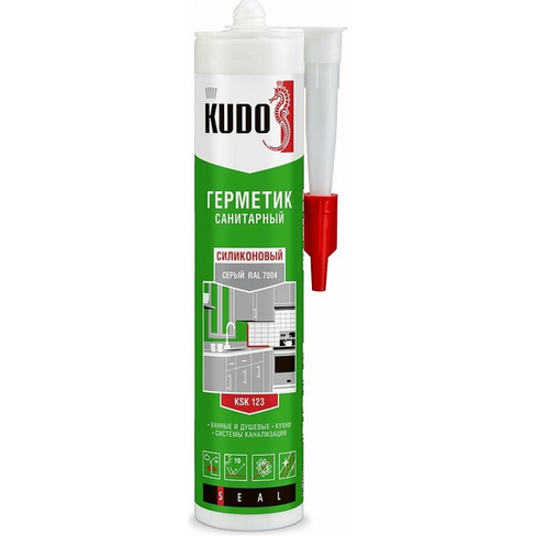 Силиконовый санитарный герметик KUDO KSK-123
