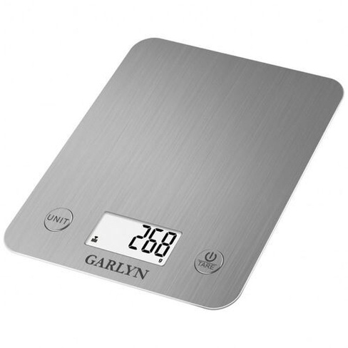 Весы кухонные GARLYN W-02, серебристый