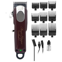 Машинка для стрижки волос Rozia, Профессиональный триммер для стрижки волос, для бороды, усов, Бордовый TWS