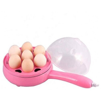 Многофункциональная Яйцеварка на 7 яиц / сковородка для жарки яиц Цвет: розовый нет бренда