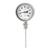 Термометр биметаллический Wika R5502/S NS100 0-300 °C L1=218х8 TG4/TG5/TG2/TG12/TG13