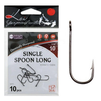 Крючок "KOI" Single Spoon Long (10 шт), KH8411 (14BN, размер 14(INT))