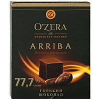Шоколад порционный "Arriba", горький (какао 77,7%) 6 шт по 90г O'Zera