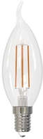 Лампа светодиодная филаментная LED-CW35-SLF LED-CW35-6W/3000K/E14/CL/SLF