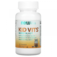 Детские витамины Kids Vits / КидсВитс, 120 таблеток Now foods