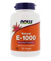 Витамин Е-1000 ( Е 1000) 100 капсул Now foods