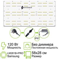 Комплект Quantum board 281b+pro 58х28 см 120 Вт