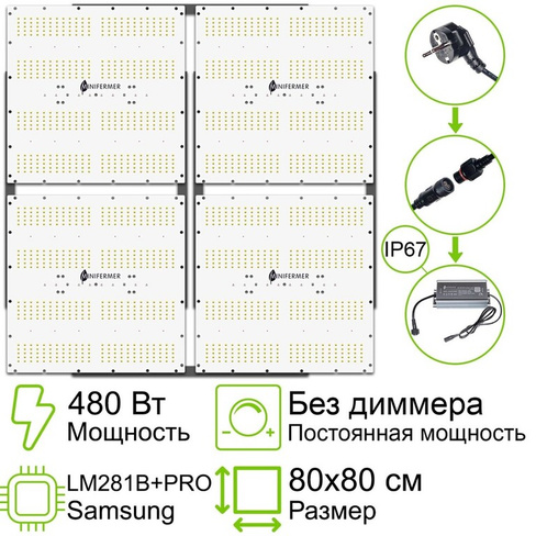 Комплект Quantum board 281b+pro 480 Вт (4х120)