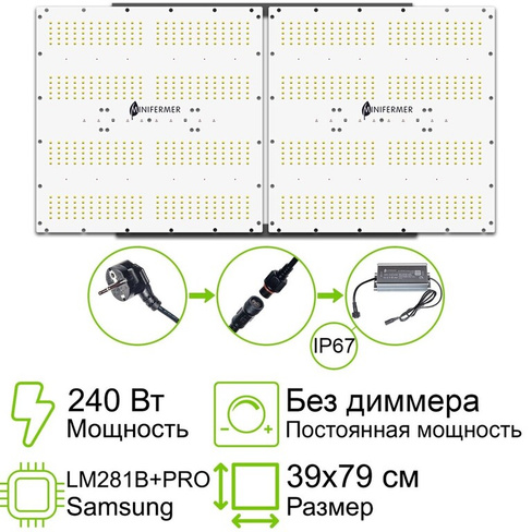 Комплект Quantum board 281b+pro 240 Вт (2х120)