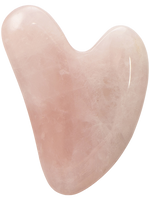 Скребок гуаша сердце из натурального розового кварца PREMIUM, MARBELLA