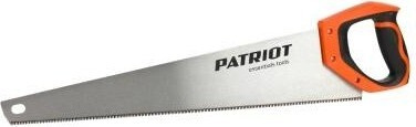 Ножовка по дереву PATRIOT WSP-500S TPI мелкий зуб, 3-х сторонняя заточка, 500мм [350006003]