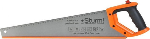 Ножовка по дереву Sturm 1060-11-5011 с карандашом, 500мм, каленый 3d зуб STURM