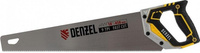 Ножовка по дереву Denzel 9 TPI 450 мм, зуб 3d, металлопл. рукоятка [24140] DENZEL