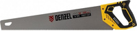 Ножовка по дереву Denzel 9 TPI 500 мм, зуб 3d, двухкомп. рукоятка [24147] DENZEL
