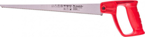 Ножовка по дереву MATRIX 320 мм для мелких пильных работ,, цельнолитая одно [23106]