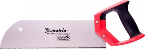 Ножовка по дереву MATRIX 330 мм пила для фанеры с запилом, двухкомпонентная рукоят [23149]